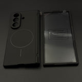 Silicone MagSafe Case with Front Screen Protector and Hinge Protection for Samsung Galaxy Z Fold 8 Ultra