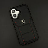 Luxury FR Stitched Leather Case for iPhone | Premium Slim Protective Cover