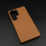 Wireless Charging Leather Case for Samsung Galaxy S25 Ultra | Hidden MagSafe | Elegant Luxury Cover