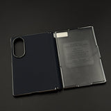 Carbon Fibre Smooth Feel Case with Front Screen Protector For Samsung Galaxy Z Fold 8