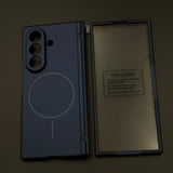 Silicone MagSafe Case with Front Screen Protector and Hinge Protection for Samsung Galaxy Z Fold 8 Ultra