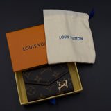 Luxury Fashion Brand Monogram Empreinte Victorine Leather Wallet Card Holder Strap with Box