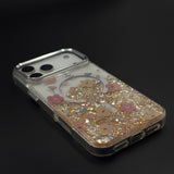 Sparkle Garden MagSafe Fancy Clear Case Cover for iPhone 17 Series