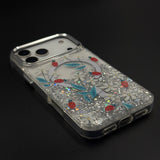 Sparkle Garden MagSafe Fancy Clear Case Cover for iPhone 17 Series