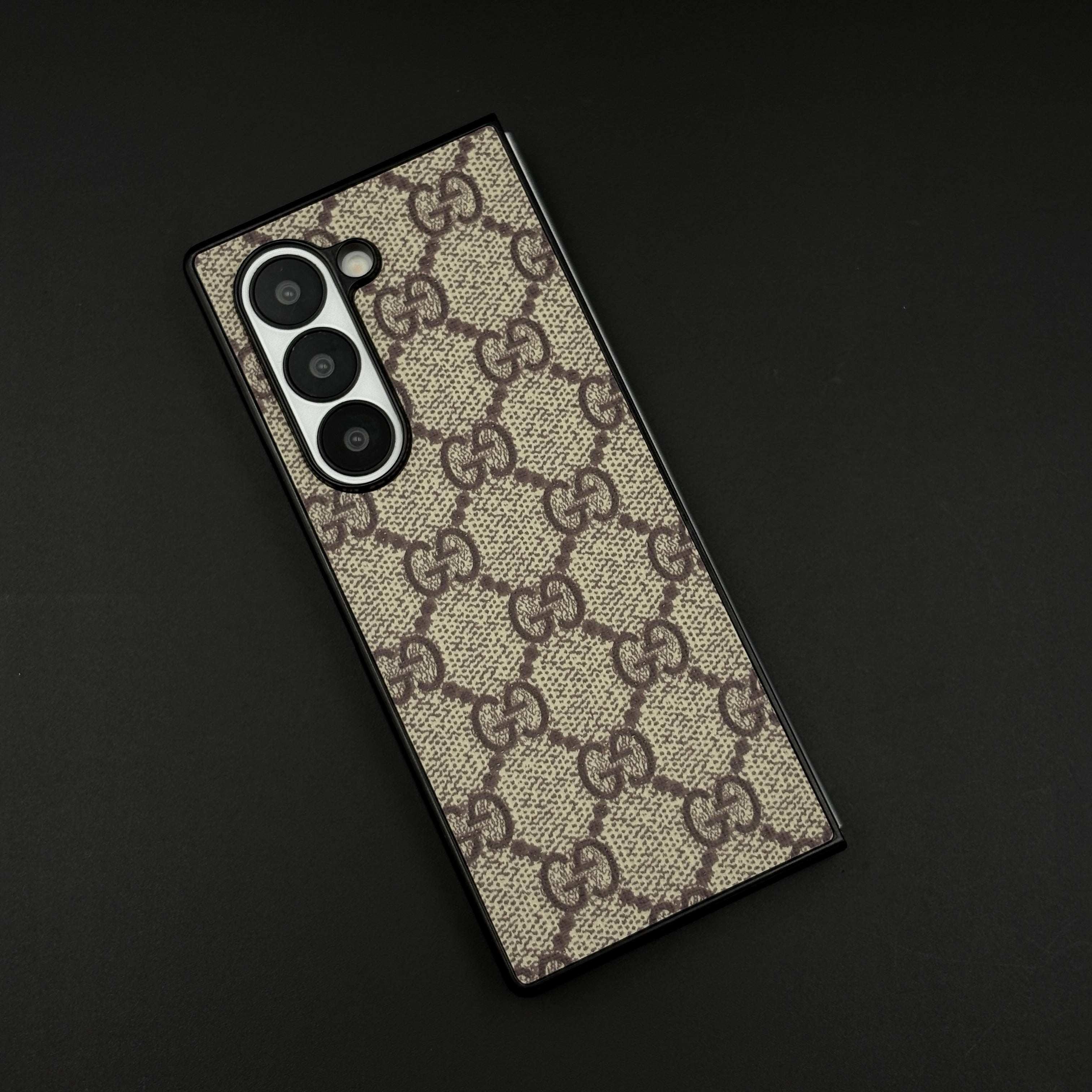 Luxury Brand PU Leather Case for Samsung Galaxy Z Fold 6 | Designer Protective Cover