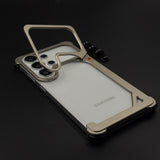 9 Shape Aluminum Metal Frameless Border Case for Samsung Galaxy S26 Ultra