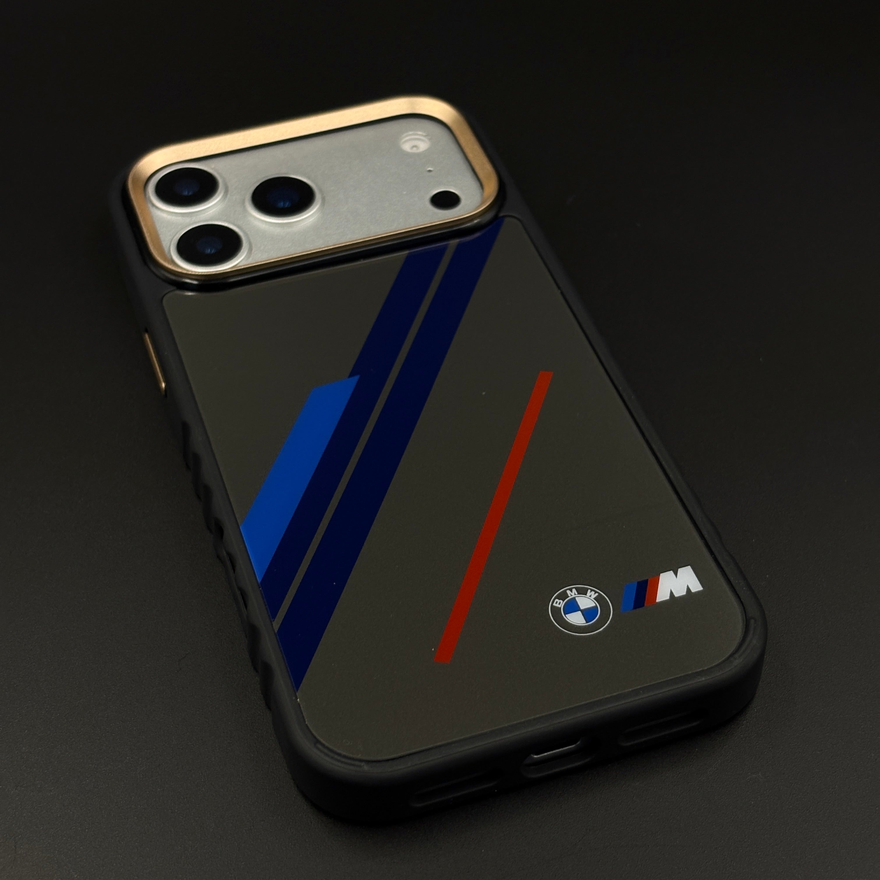 Racing Stripe Performance M Case for iPhone 17 Series | Premium Motorsport Design
