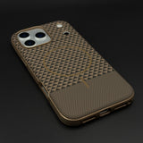 Dual Tone Geometric Feel Texture MagSafe Mobile Case Cover for iPhone 17 Series