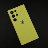 FR Edition Smooth Silk Feel Silicone Case for Samsung Galaxy S25 Ultra | Sporty Luxury Finish