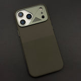 Dual-Tone Silk Touch Hidden MagSafe Case with Raised Metal Bezel for iPhone 17 Series