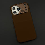 Dual-Tone Silk Touch Hidden MagSafe Case with Raised Metal Bezel for iPhone 17 Series