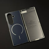 Chrome Border Mirror-Gloss MagSafe Case Cover for Samsung Galaxy Z Fold 7