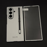 Matte Armor Hard Shell Case Cover with Pen for Samsung Galaxy Z Fold 7 |  Front Screen Protector