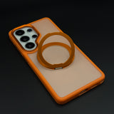 Smokey Rotating Stand MagSafe Mobile Case Cover for Samsung Galaxy S26 Ultra | Translucent Protection