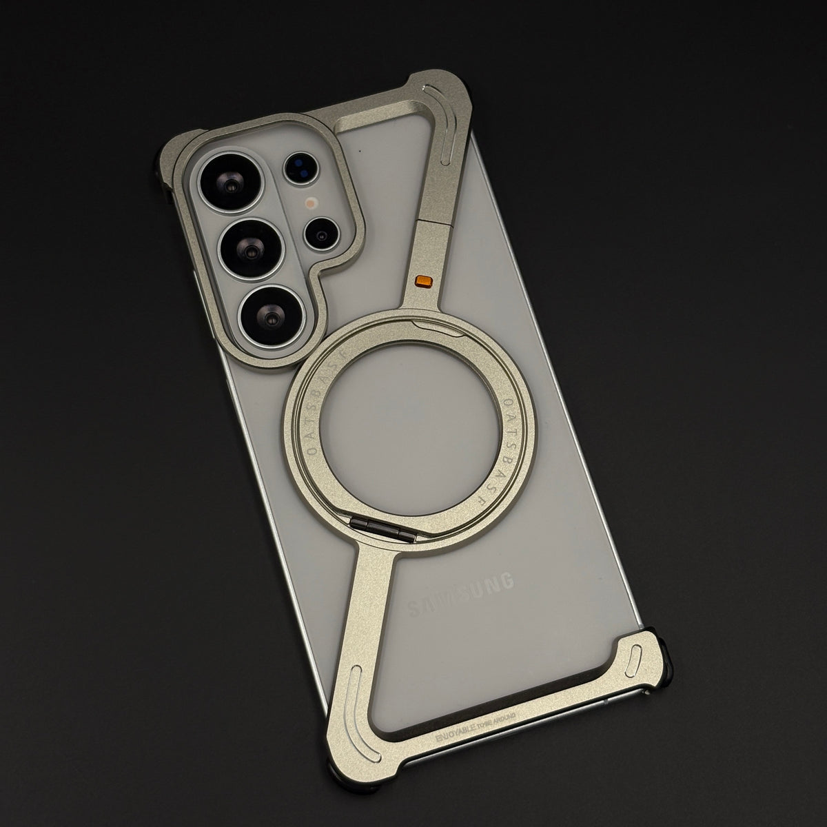 Z Shape Aluminium Metal Rotating Kickstand for Samsung Galaxy S26 Ultr ...