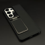 Dotted Leather Feel Case with Foldable Stand for Samsung Galaxy S26 Ultra | Premium Grip | Kickstand Style