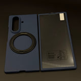 Slim Matte Case with Rotating Stand MagSafe for Samsung Galaxy Z Fold 7 | Front Screen Protector