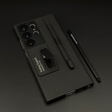 Matte Case with S Pen Camera Protection for Samsung Galaxy S24 Ultra | Kickstand Function