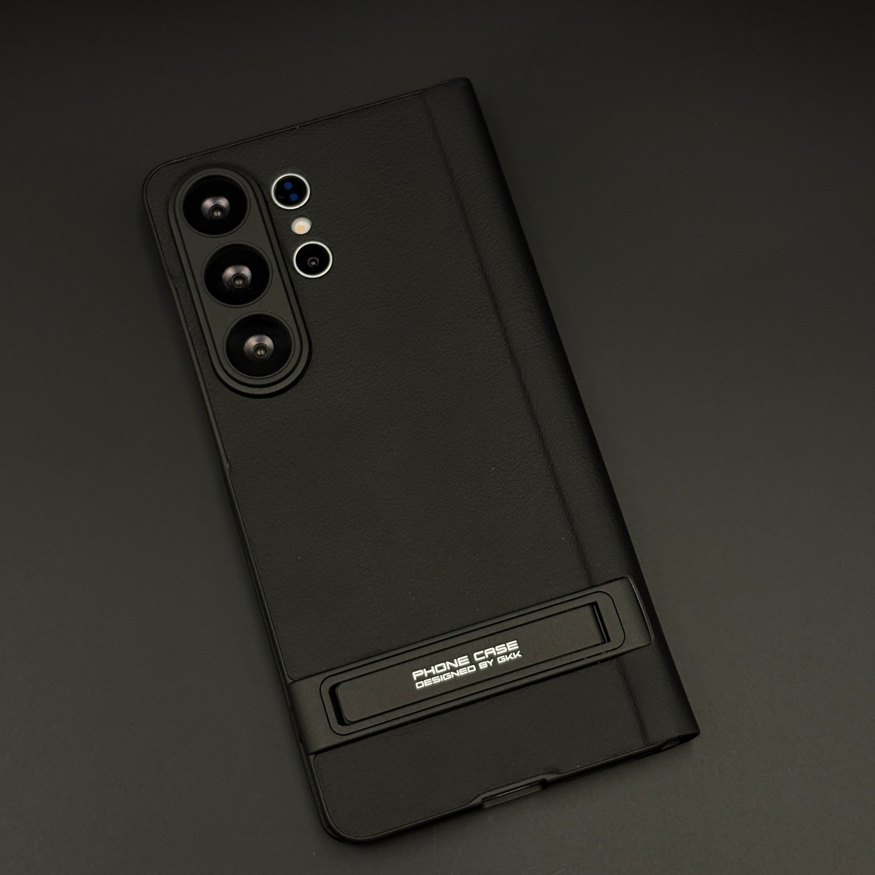 Flip Leather Case with Cardholder Slot & Metal Kickstand for Samsung Galaxy S26 Ultra