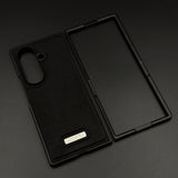 Stitch Leather Case Hidden MagSafe for Samsung Galaxy Z Fold 6