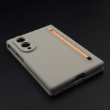 Slim Case with Pen for Samsung Galaxy Z Fold 8 | Soft Matte Finish | Built-In Pen Slot
