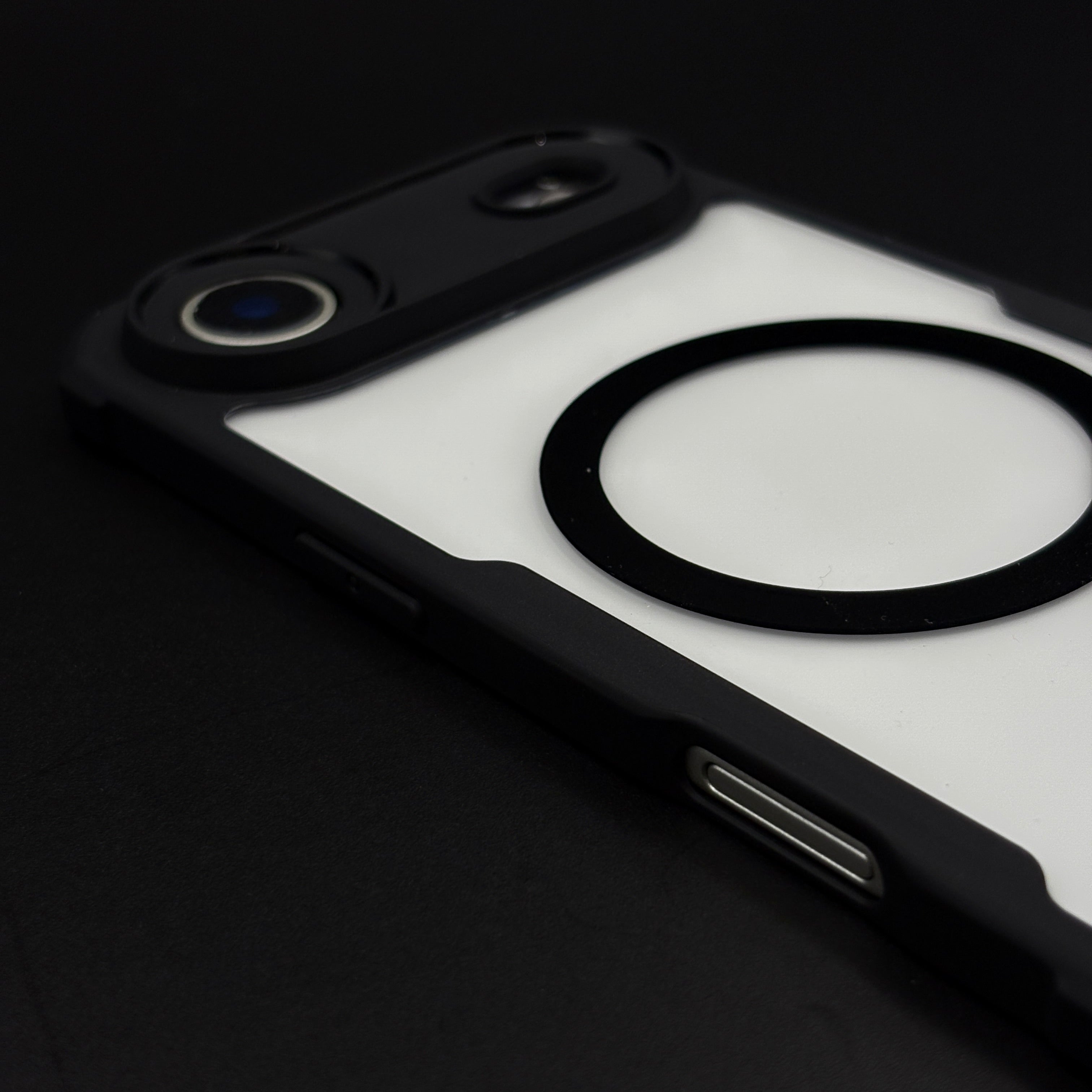 MagSafe Armor Phone Case Cover for iPhone 17 Air | Rugged Transparent | Shockproof Wireless Charging