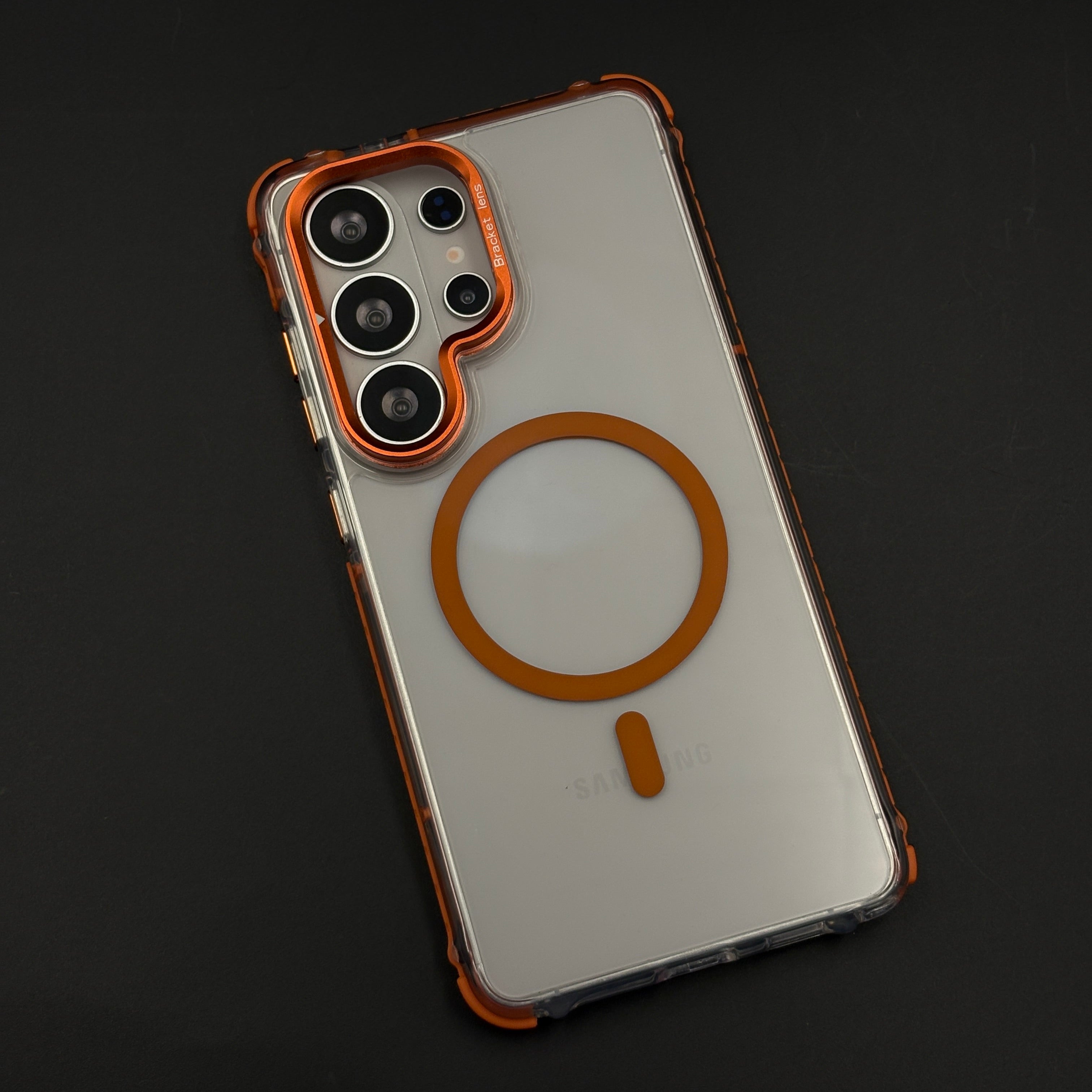 Crystal Clear Non-Yellowing Flip Camera Lens Cover MagSafe Mobile Case Cover for Samsung Galaxy S26 Ultra