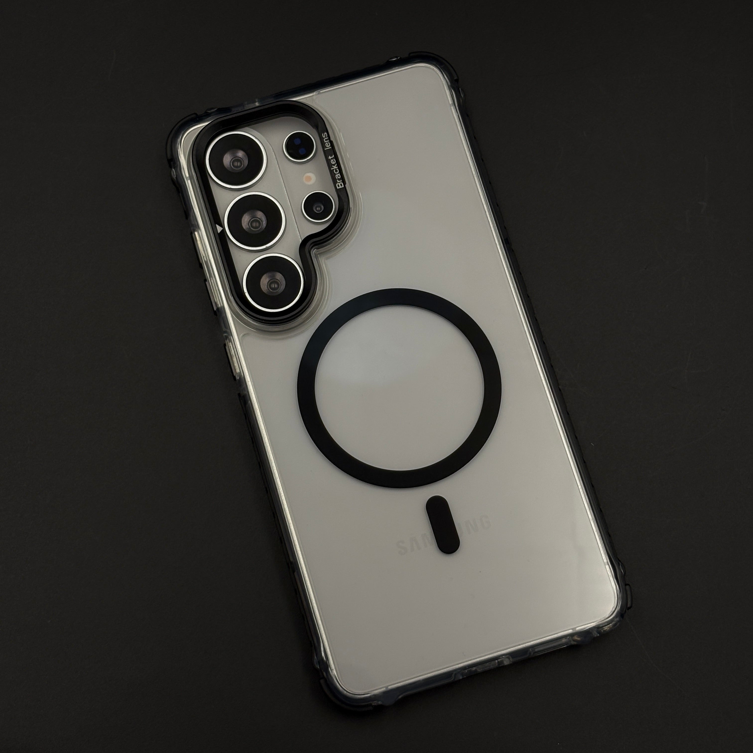 Crystal Clear Non-Yellowing Flip Camera Lens Cover MagSafe Mobile Case Cover for Samsung Galaxy S26 Ultra