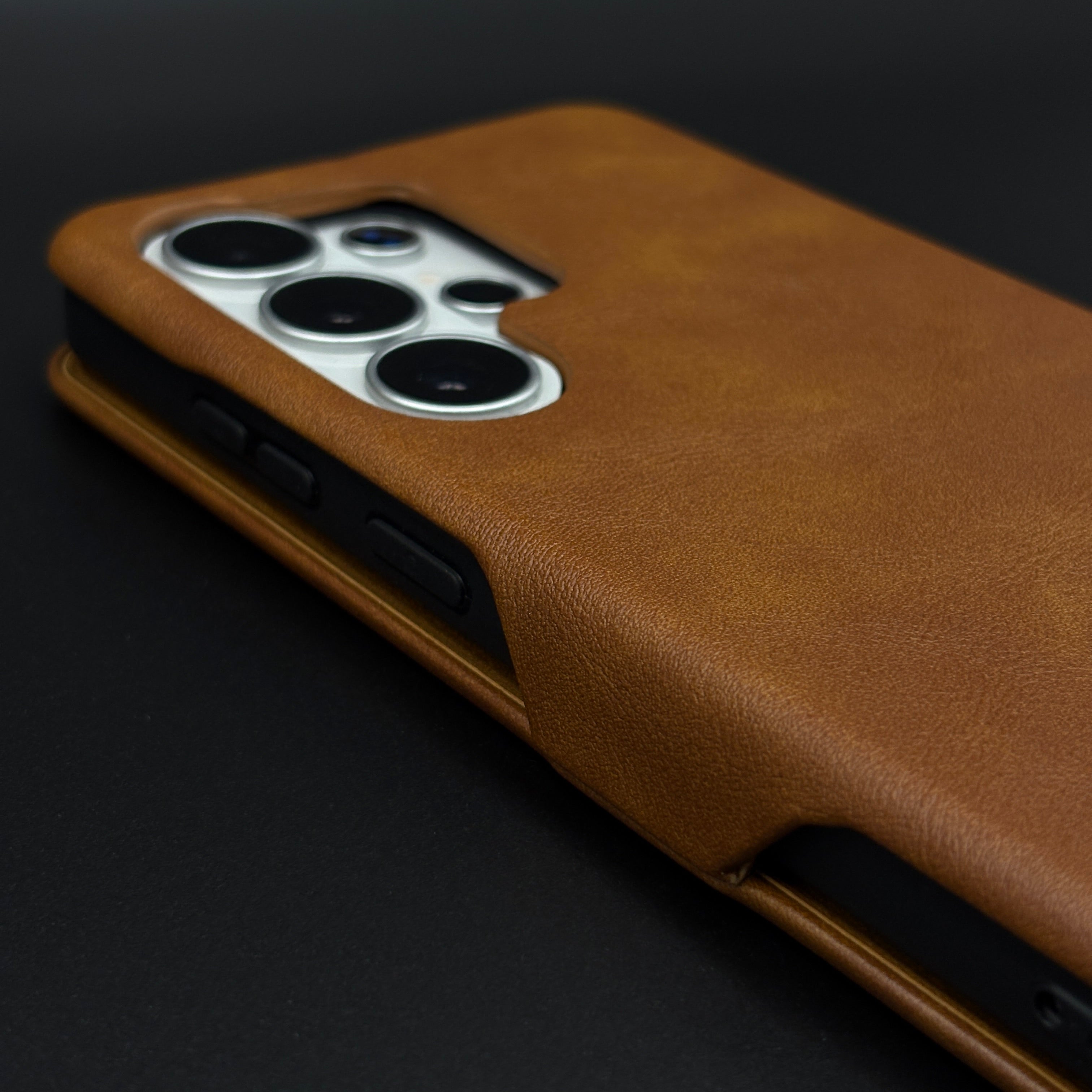 Flip Leather Case with Card Holder Slot for Samsung Galaxy S26 Ultra