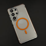 Crystal Clear Anti-Yellow MagSafe Mobile Case Cover for Samsung Galaxy S26 Ultra