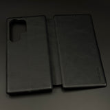Flip Leather Case with Cardholder & Kickstand for Samsung Galaxy S25 Ultra