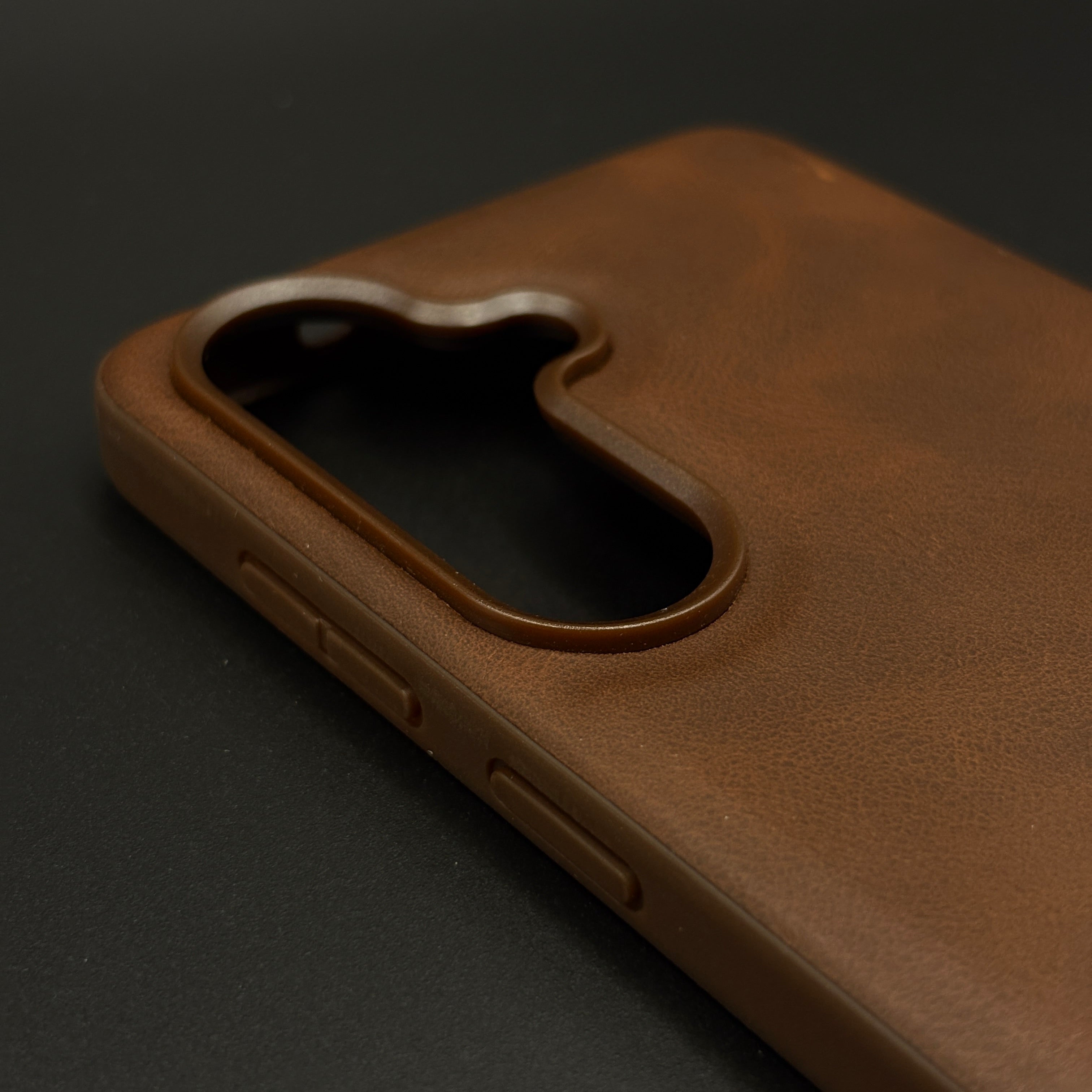 Diagonal Stitch Leather Microfiber Inner Mobile Case Cover for Samsung Galaxy S26