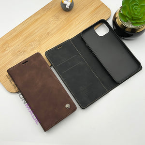 iPhone 15 Series PU Leather Flip Case Cover