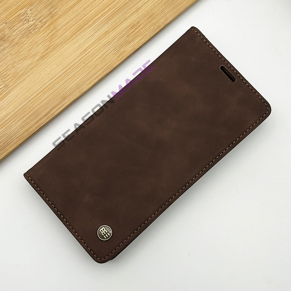 iPhone 15 Series PU Leather Flip Case Cover