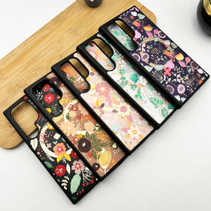 Samsung Galaxy S24 Ultra Flower Pattern Magsafe Case Cover
