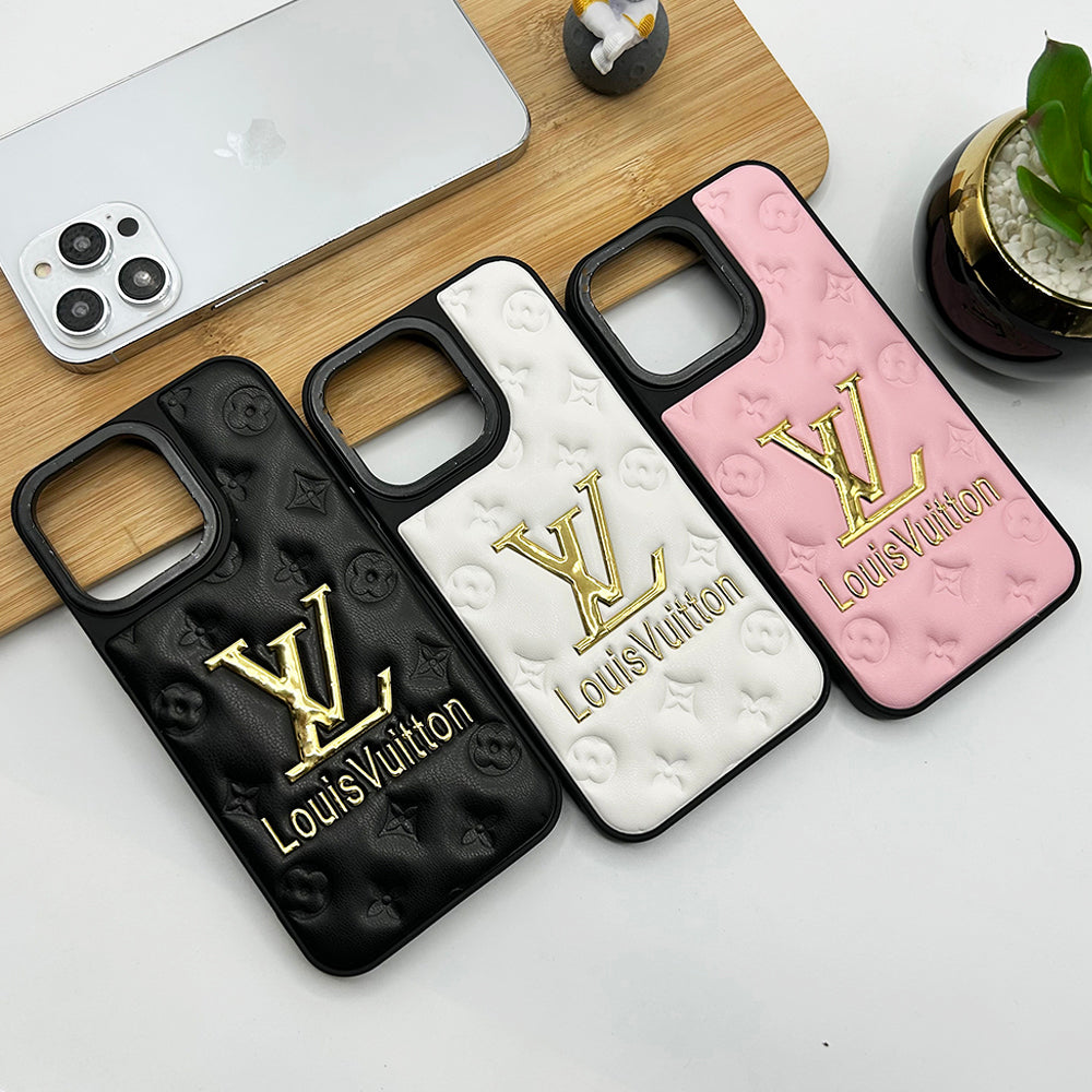 Louis Vuitton Black Puffy iPhone Case