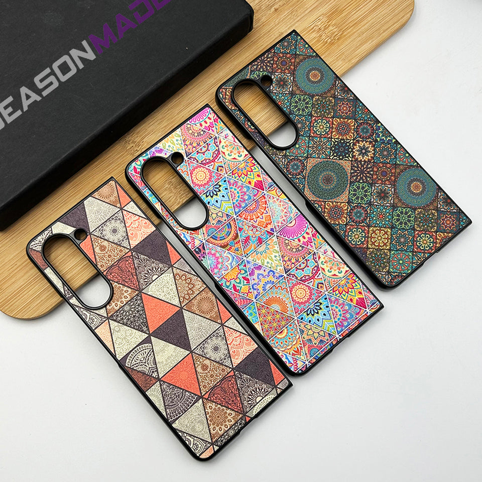 Samsung Galaxy Z Fold 5 Mandala Printed Designer Case Cover