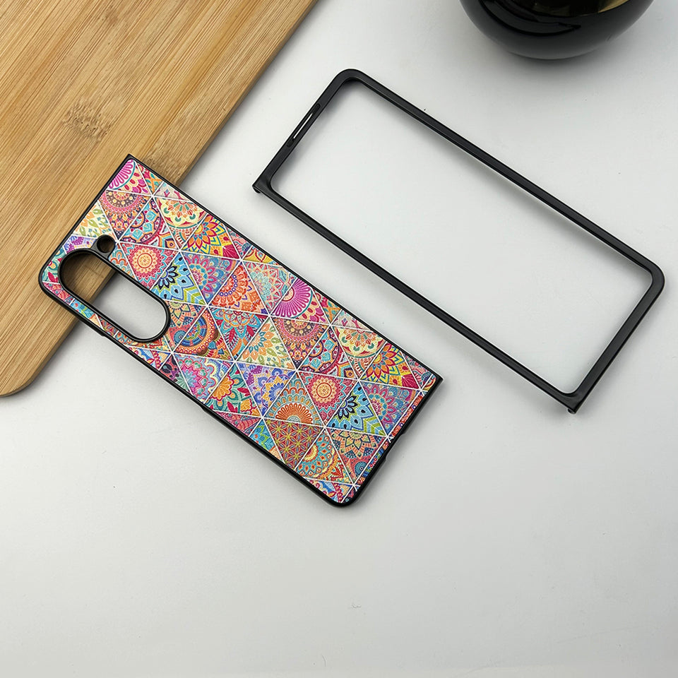 Samsung Galaxy Z Fold 5 Mandala Printed Designer Case Cover