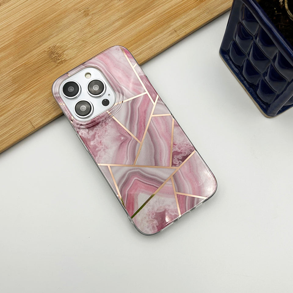 iPhone Series Marble Design Case Cover