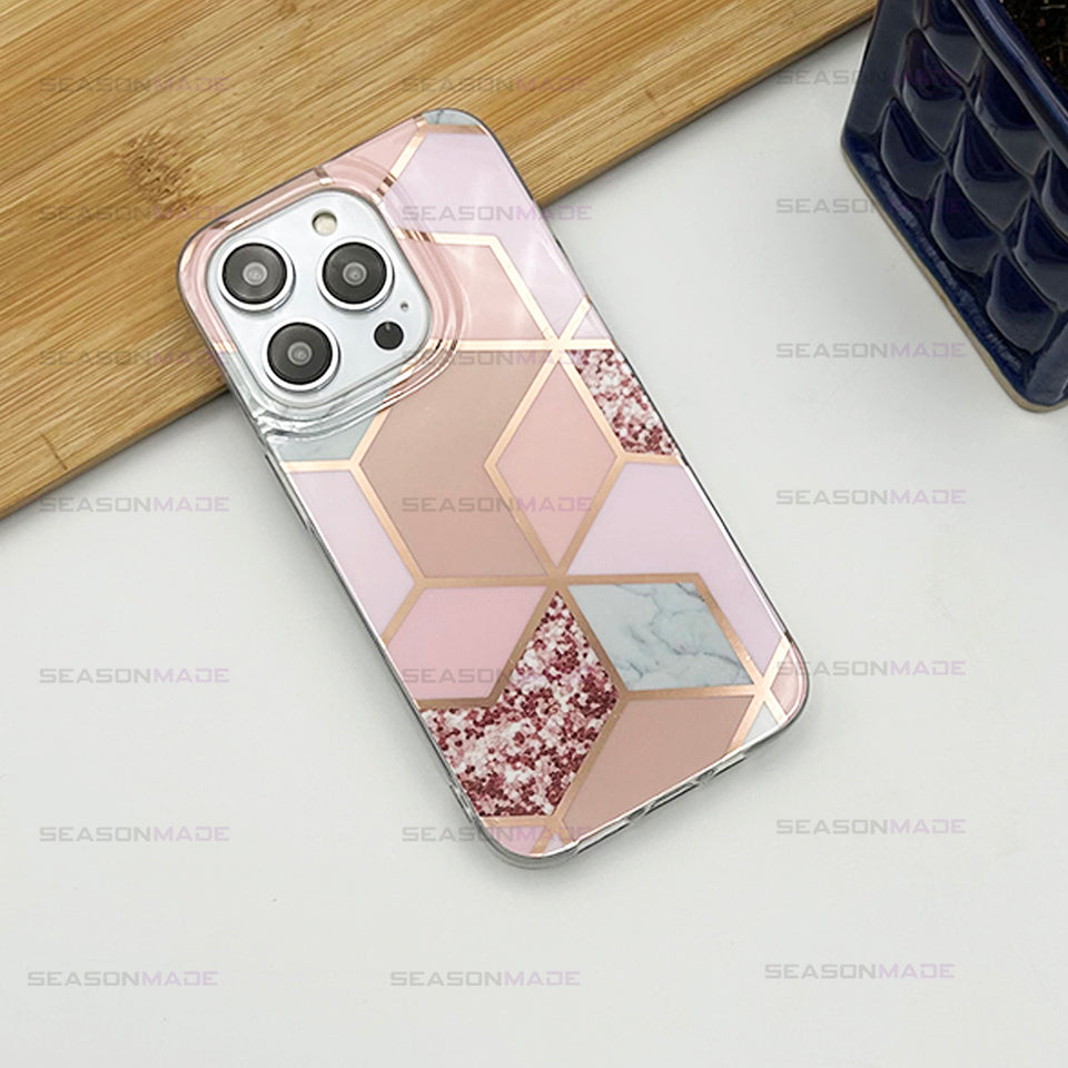 iPhone Series Marble Design Case Cover