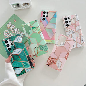Samsung Galaxy S22 Ultra Marble Design Case Cover Clearance Sale