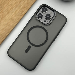 iPhone 15 Series Metal Camer Frame MagSafe Case Cover