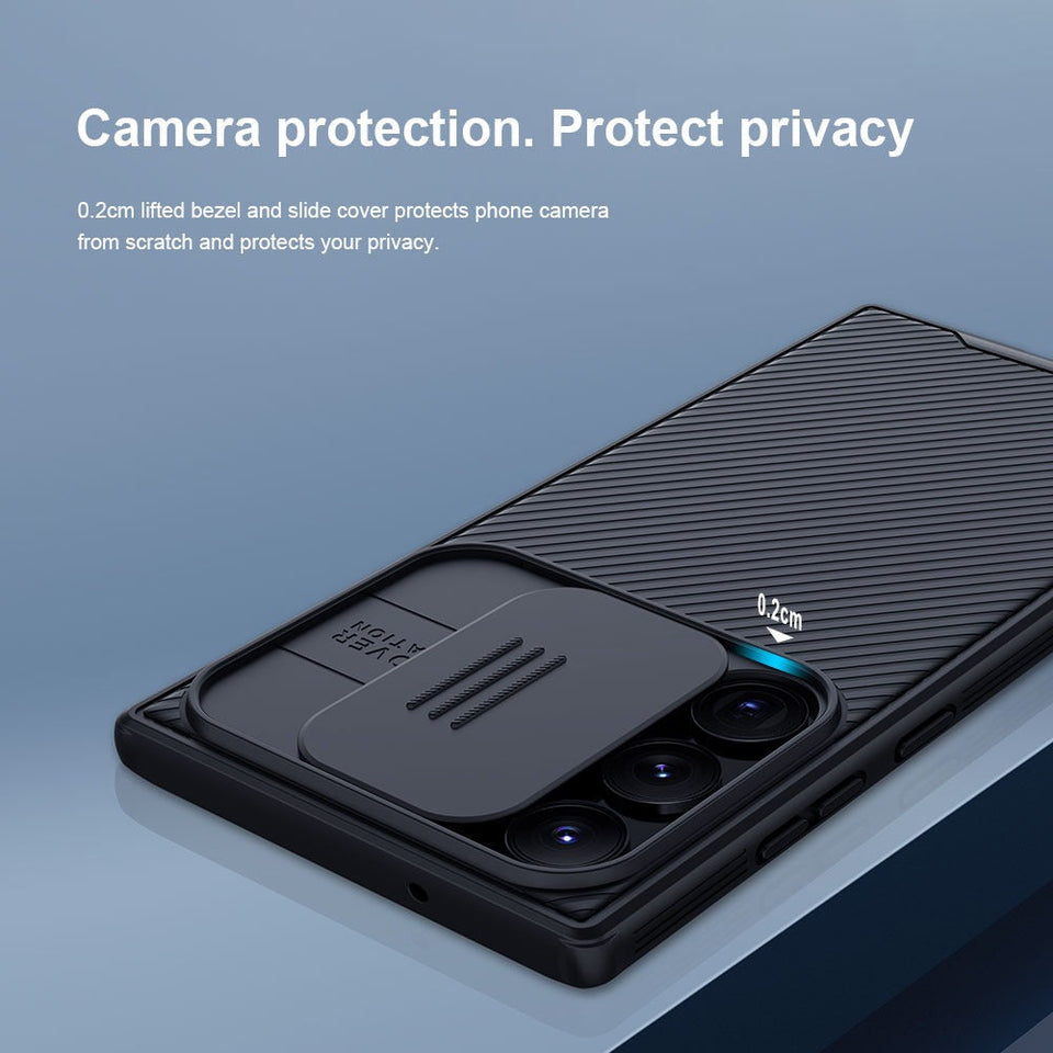 Samsung Galaxy S24 Ultra OG Nillkin Camshield Case Cover Black