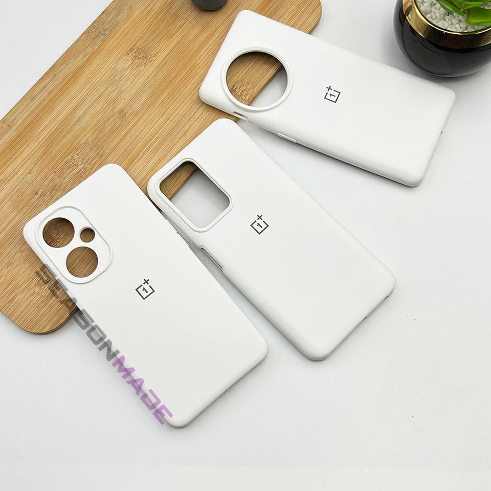 OnePlus Liquid Silicone Case Cover White