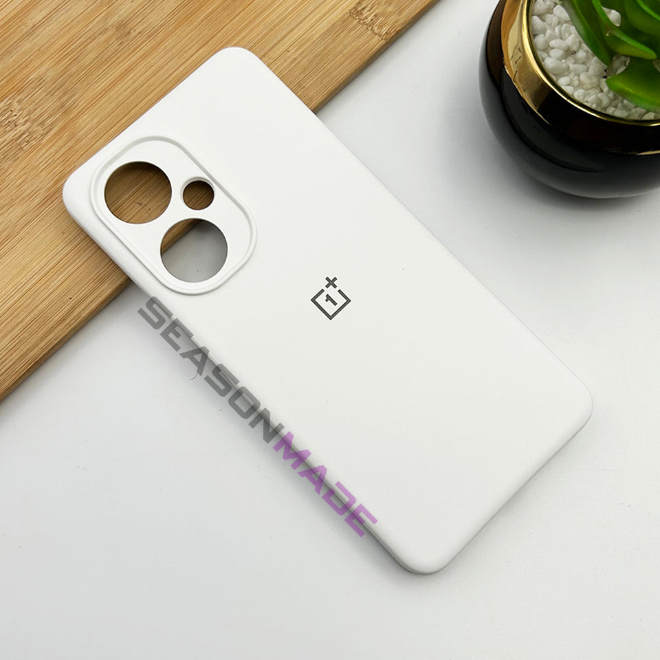 OnePlus Liquid Silicone Case Cover White