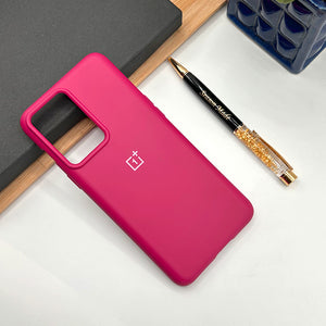 OnePlus Liquid Silicone Case Cover Rose Red