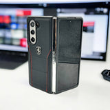 FR Stitched PU Leather Case for Samsung Galaxy Z Fold 6 | Luxury Protective Edition