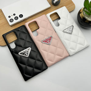 Samsung Galaxy S23 Ultra Puffer Edition PU Leather Case Cover