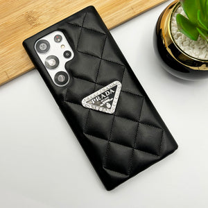 Samsung Galaxy S23 Ultra Puffer Edition PU Leather Case Cover