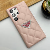 Samsung Galaxy S22 Ultra Puffer Edition PU Leather Case Cover